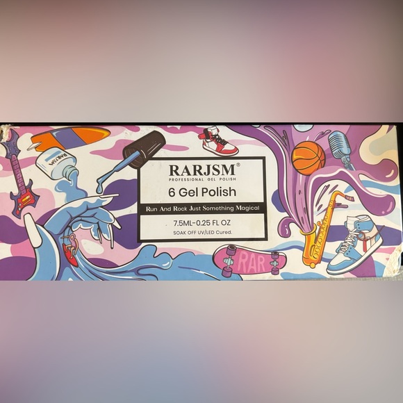 Glitter Pink and Cream Press-On Nails - Picture 9 of 9